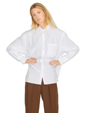 Camicia A Maniche Lunghe Jamie Relaxed Fit White XS - Jjxx - FashionsVida