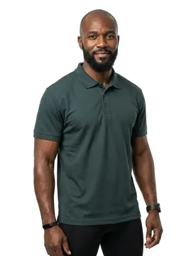 Polo à Manches Courtes Crossover 17083 Forest Green S - MASCOT - FashionsVida