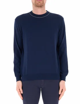 Maglia girocollo BLU NAVY XL - Paul & Shark - FashionsVida