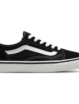 Old Skool Toddler Trainers - Black - Size 10.5 - Canvas - Black - Size: 10.5 - Vans - FashionsVida