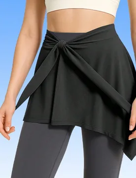 Pieza Falda deportiva para mujer, cubierta de cadera para baile, falda de tenis con cordones de moda, cubierta de cadera para fitness yoga y running, - Shein - FashionsVida