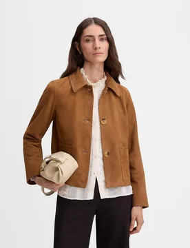 Chaqueta de mujer corta ante - Simorra - FashionsVida