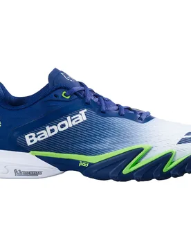 Premura 3 Lebron Padel Shoes Blue Depths / Green Flash UK 9.5 - Babolat - FashionsVida