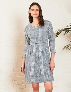 Nomads Tunic Shirt Dress - White - Nomads - FashionsVida
