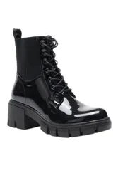Womens Winter Ankle Boots in Black Size: 4 - Black - Size: 4