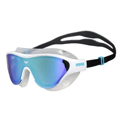 The One Mirror Swimming Mask Blue / White One Size unisex