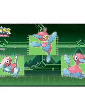 Pokemon Porygon Evolutions Playmat - White Stitched - Ultra PRO - FashionsVida