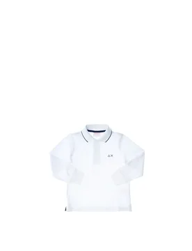 Polo maniche lunghe BIANCO 14A - Sun68 - FashionsVida