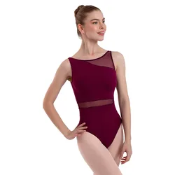 Justaucorps Sans Manches Clementine Garnet XL