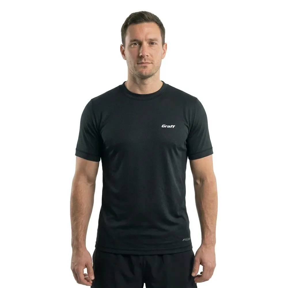 Termo Active Short Sleeve T-shirt Black L Men - Graff - FashionsVida