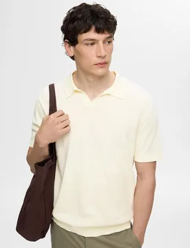 Polo de hombre manga corte - Selected - FashionsVida