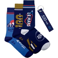 Pack de calcetines de hombre 100 Ans Lemans cortos en