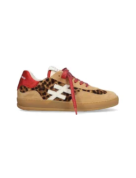Sneaker BABY SILK LEOPARD marrón 39 - Another Trend - FashionsVida
