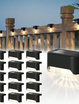 Piezas Luces solares para cubierta, luces decorativas impermeables para exteriores, luces solares para jardín, luces solares para vallas, luces solar - Shein - FashionsVida