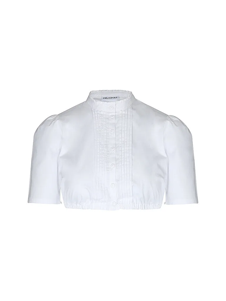 Blusa Dirndl GERLI-1 blanco 40 - Feli & Hans - FashionsVida