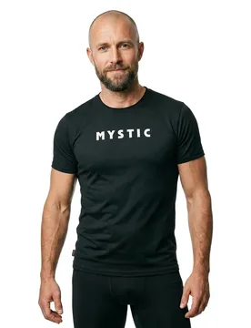 T-shirt à Manches Courtes Brand Black / Black L - Mystic - FashionsVida