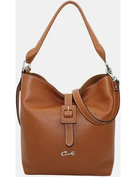 Bolso hobo solapita grano gordo piel new con hebilla - Cats - FashionsVida