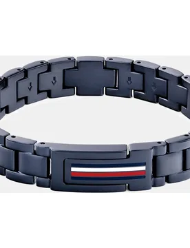 Pulsera de hombre 02526182338 de acero azul - Tommy Hilfiger - FashionsVida
