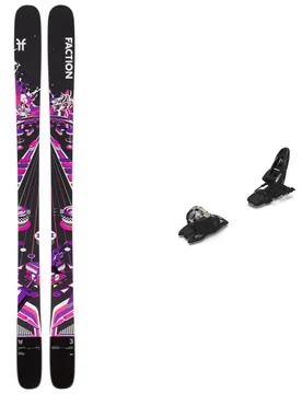 Ski Set inkl. Bdg. All-Mountain / Freeride Skier Pack Prodigy 3 2026 aus Wolle schwarz - Faction - FashionsVida