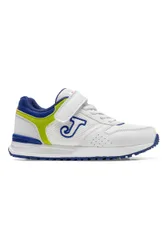 Sneakers bianche e blu con strappo Tornado JR 2605 27