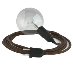 Cables Suspension Luminaire Rl13 3 M Brown / Black One Size