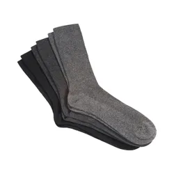 Venensocken, 3 Paar grau schwarz 43