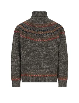 Pull traditionnel LUWALBERT vert foncé S - LUIS TRENKER - FashionsVida
