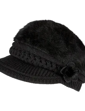 Kuschel-City-Mütze schwarz - wedolina - FashionsVida