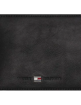 Cartera de hombre ne piel de color marrón con monedero - Tommy Hilfiger - FashionsVida