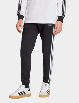 Mens Pantaloni Da Tuta 3 Stripes - Nero, nero nero Uomo taglia XL - Adidas - FashionsVida