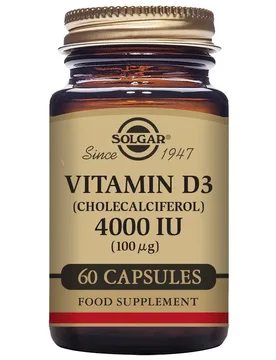 Vitamina D3 000 Ui 100 Mcg 60 Unità Brown - Solgar - FashionsVida