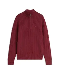 Troyer Pullover dunkelrot XL herren