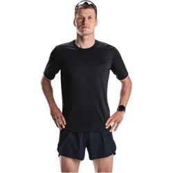Tempo! Two Run Laufshirt Herren Black Gr. S
