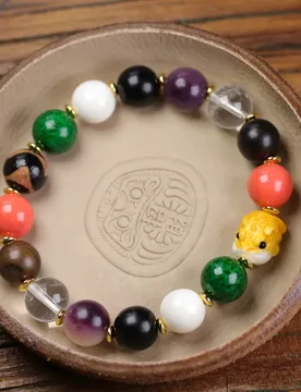 Original Tibetan-style cultural accessory multi-treasure bracelet made of ox , , camel bone, imitation deer horn, s - Aliexpress - FashionsVida