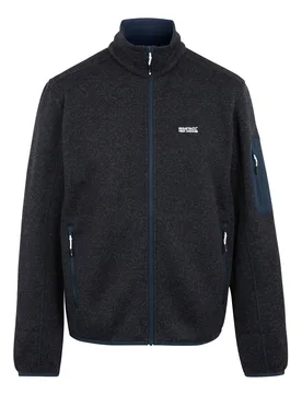 Mens Newhill Marl Full Zip Fleece Jacket (Navy) - Size X-Large - Regatta - FashionsVida