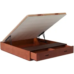 Canapé abatible con cajones Mixto madera