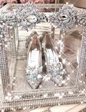 Luxury Women's Shoes New Cinderella Crystal Sandals Rhinestone Wedding Bridal Shoes for Women Pointed Banquet Bridesmaid Shoes - Aliexpress - FashionsVida