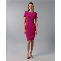Vestido ajustado manga corta