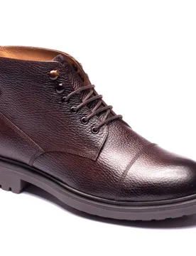 Mercer Leather Mens Brown Ankle Boots - Size Uk 11 - Base london - FashionsVida