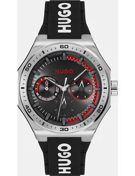 Reloj de hombre Grail Sport 1530397 multifunción de silicona - HUGO - FashionsVida