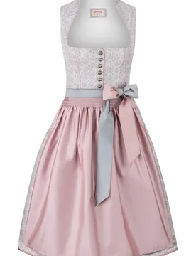 Dirndl Monroe (altrosa, Gr. 40) von Bergfeuer Couture für Damen, 100% Polyester - Stockerpoint - FashionsVida