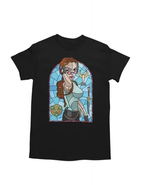 Our Lady of Adventure Tomb Raider Lara Croft The Angel Of Darkness 80s Video game Gift t shirt Large size Tops men's Clothes - Aliexpress - FashionsVida