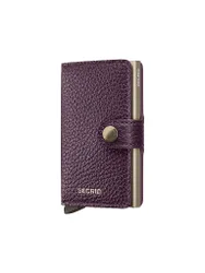 Portefeuille - Miniwallet Pebble grape rouge foncé