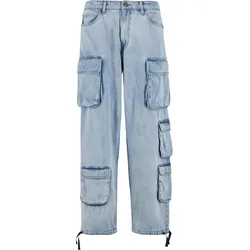 Jean Multi Pocket Cargo New Light Blue Washed 31