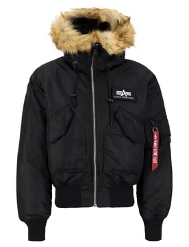 Industries Hooded Custom Jacket Black XL Herren - ALPHA - FashionsVida