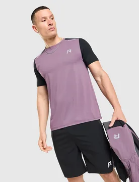 Flight T-Shirt - Herren, Lila - male - Size: M - Reprimo - FashionsVida