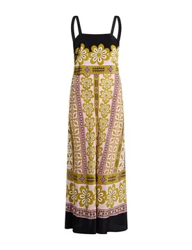 Maxi-Kleid Damen Salbeigrün M Damen - La Doublej - FashionsVida