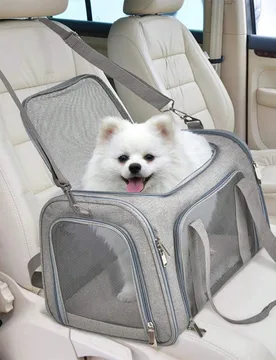 Pieza Bolsa transportadora multiusos para mascotas (disponible en múltiples tamaños), bolso de mano para perro/gato, caja de transporte para mascota - Shein - FashionsVida