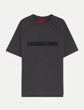 HUGO T-Shirt mit Logoprint Dalik Grau S - Hugo Boss - FashionsVida