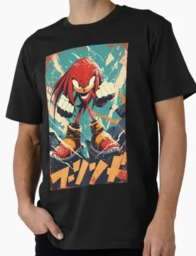 Knuckles 0505 Sonic Shadow the Hedgehog Gift t shirt for Anime lover Short Sleeve Cartoon Graphic Tee Y2K clothes All size Tops - Aliexpress - FashionsVida